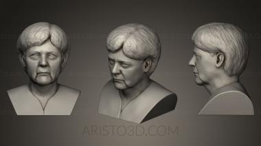 Busts and bas-reliefs of famous people (BUSTC_0023) 3D model for CNC machine